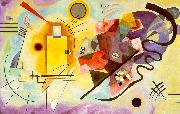 Wassily Kandinsky Yellow-Red-Blue painting